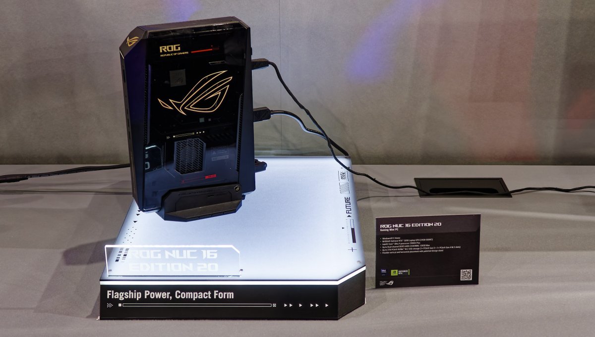 Asus ROG NUC 16 Packs RTX 5090 in Slim 5.6cm Gaming PC