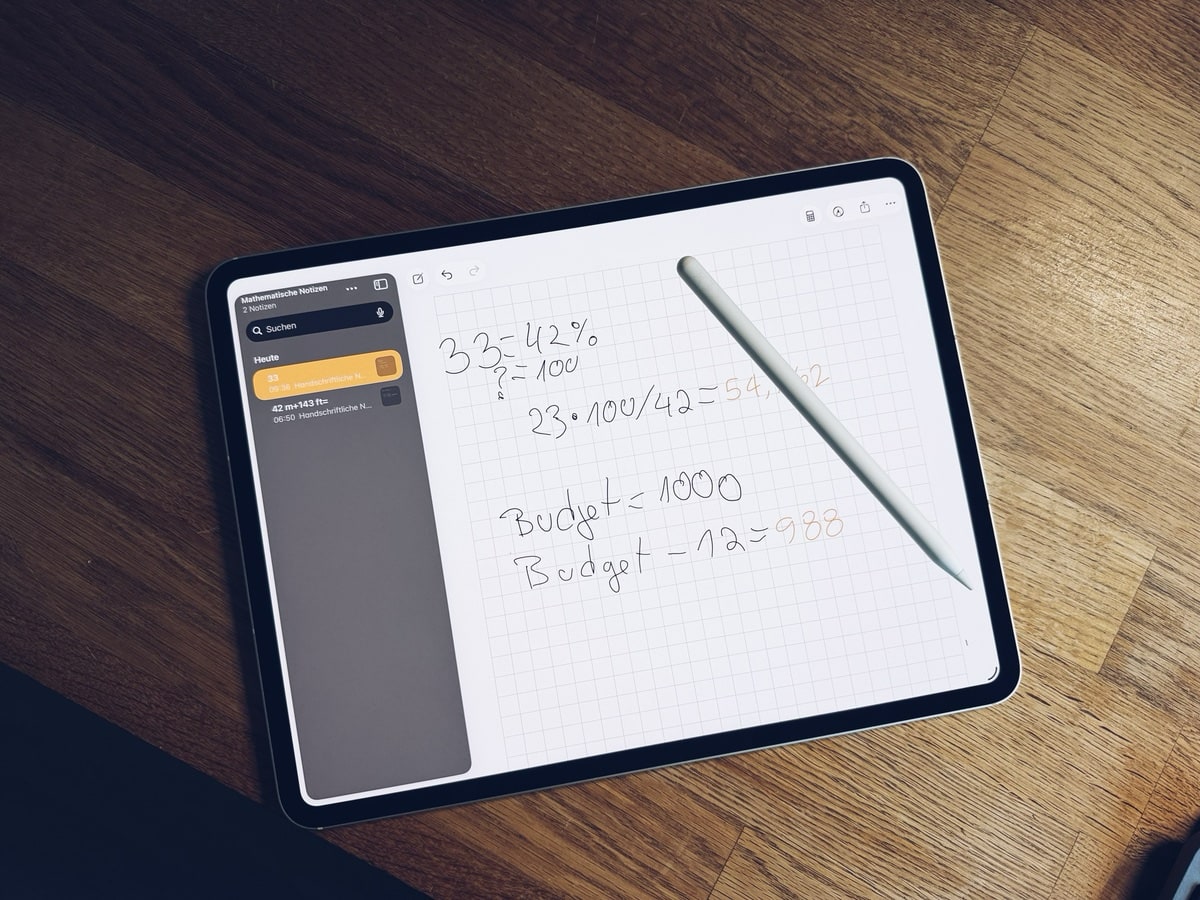 iPad's Math Notes: Beyond Basic Calculator